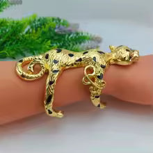 Fashionable Zebra Striped Leopard Print Bracelet for Women with Adjustable Opening Bracelet Jewelry