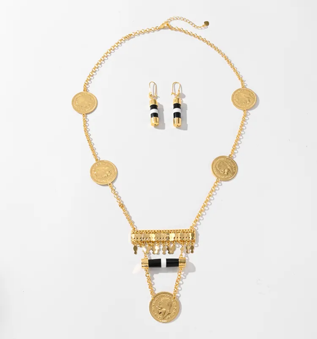 Best seller Arabic Fashion Jewelry set,RaySha Jewelry Someta×coins Collection