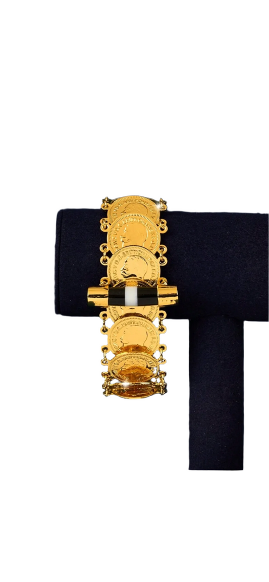 Elegance Coin Bracelet , Wedding Beach Parties or Daily Wear Someta Bracelet