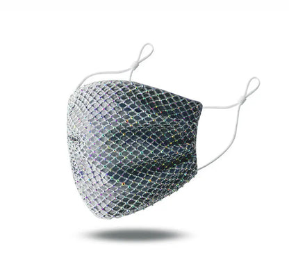 Face Mask with Rhinestone