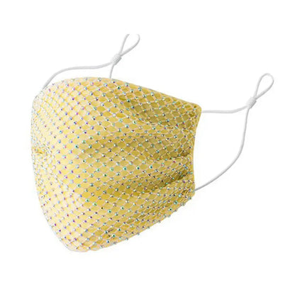Face Mask with Rhinestone