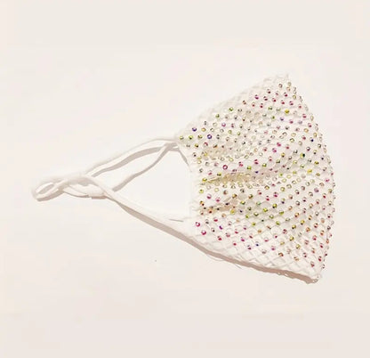 Face Mask with Rhinestone