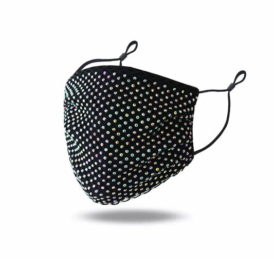 Face Mask with Rhinestone