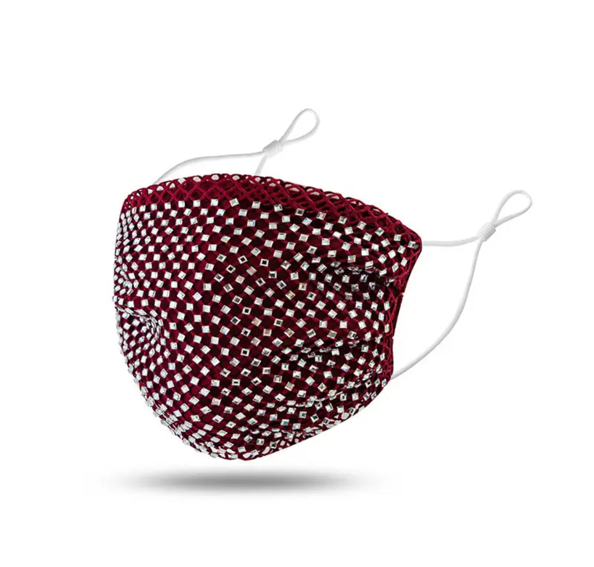 Face Mask with Rhinestone