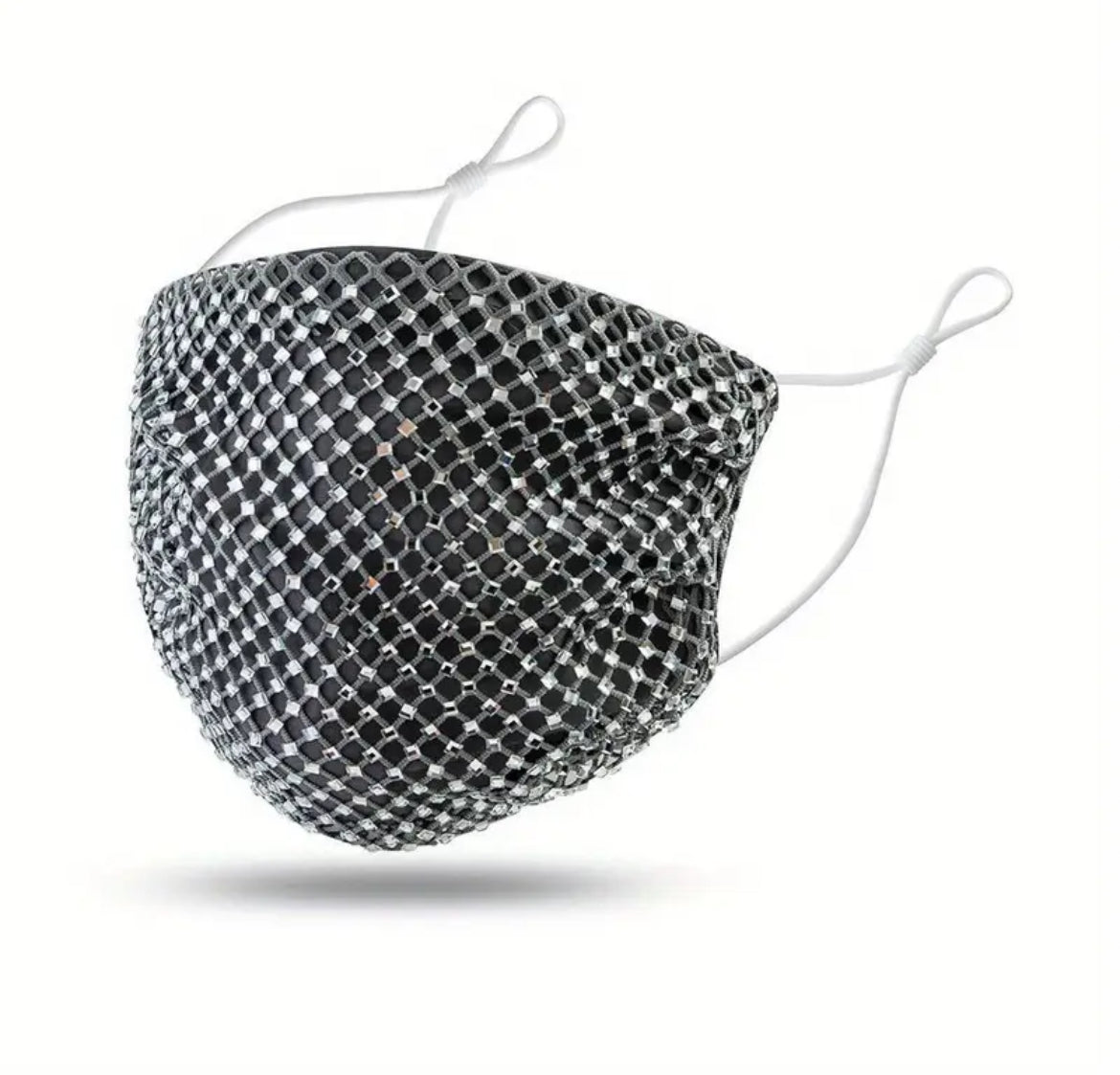 Face Mask with Rhinestone