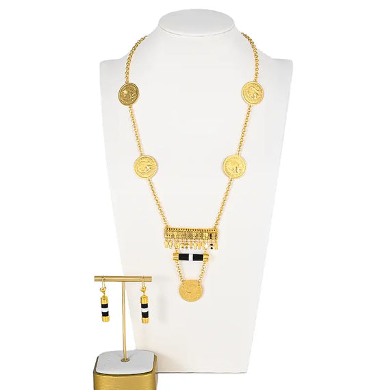 Best seller Arabic Fashion Jewelry set, Raysha Jewelry Somite×coins Collection