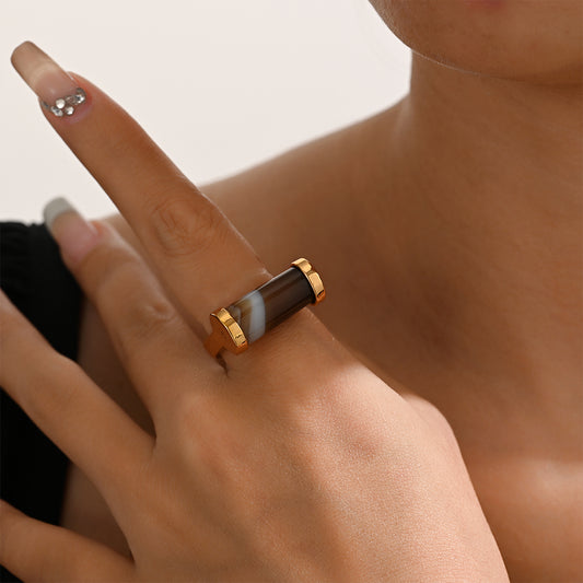 EWEST Trendy Jewelry Middle Eastern Fashion Elegant Temperament Ring, Wedding Ring, Girl Gift