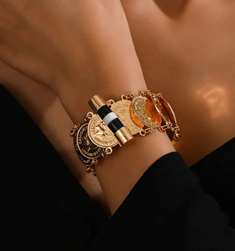 Elegance Coin Bracelet , Wedding Beach Parties or Daily Wear Someta Bracelet