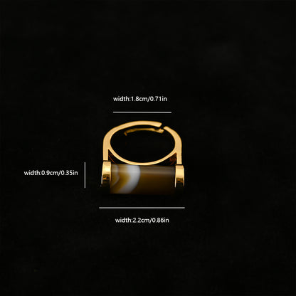 EWEST Trendy Jewelry Middle Eastern Fashion Elegant Temperament Ring, Wedding Ring, Girl Gift
