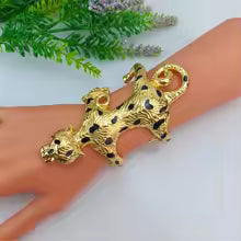 Fashionable Zebra Striped Leopard Print Bracelet for Women with Adjustable Opening Bracelet Jewelry