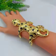 Fashionable Zebra Striped Leopard Print Bracelet for Women with Adjustable Opening Bracelet Jewelry