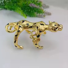 Fashionable Zebra Striped Leopard Print Bracelet for Women with Adjustable Opening Bracelet Jewelry
