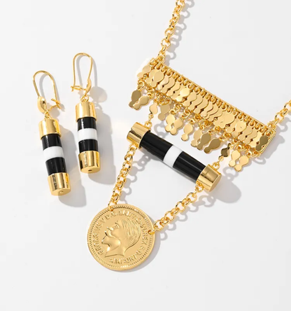 Best seller Arabic Fashion Jewelry set,RaySha Jewelry Someta×coins Collection